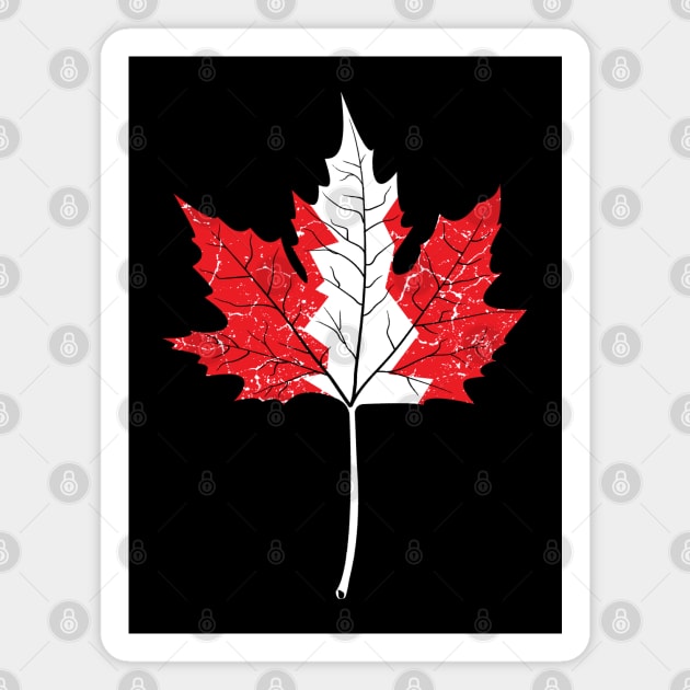 Canadian Flag Maple Leaf Magnet by Mila46